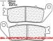 CARBONE LORRAINE PLAQUETTES ARRIERE 2313 RX3 HONDA VFR 750 F 1988-1998