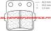CARBONE LORRAINE PLAQUETTES ARRIERE 2328 ATV1 SUZUKI LTZ 400 2002-2010