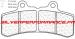 CARBONE LORRAINE PLAQUETTES AVANT 2369 A3+ BUELL S1 LIGHTNING 1200 1994-1997
