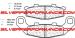BREMBO SP SINTER PLAQUETTES ARRIERE 07KA11SP 2389 SUZUKI RGV GAMMA 250 1991-2011