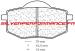 BREMBO ORGANIC PLAQUETTES AVANT 07YA1909 2392 YAMAHA XV 400 VIRAGO 1988-1995