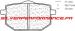 CARBONE LORRAINE PLAQUETTES AVANT 2393 XE7 / XC7 YAMAHA TT 600 1989