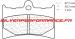 CARBONE LORRAINE PLAQUETTES AVANT 2398 A3+ GILERA MXR 125 1989