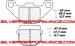 CARBONE LORRAINE PLAQUETTES ARRIERE 2469 ATV1 FACTORY HELIX 100 2004-2010