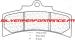 CARBONE LORRAINE PLAQUETTES AVANT 2584 SBK5 PVM 6 PISTONS