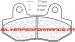 CARBONE LORRAINE PLAQUETTES ARRIERE 2621 RX3 ITALJET GRIFFON 650 2006-2011