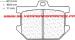 CARBONE LORRAINE PLAQUETTES AVANT 2847 A3+ YAMAHA XS 650 Tous Modeles 1977-1985