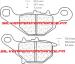 CARBONE LORRAINE PLAQUETTES AVANT 2914 XE7 / XC7 SUZUKI RM 80 1996-2001