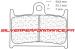 BREMBO SA SINTER PLAQUETTES AVANT 07SU22SA 2961 SUZUKI RF 900 1994-1999