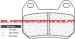 CARBONE LORRAINE PLAQUETTES ARRIERE 2987 RX3 BMW K 1200 LT ABS 1999-2005