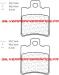 CARBONE LORRAINE PLAQUETTES ARRIERE 3013 MSC GARELLI PANTHER 250 2002-2010