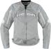 Blouson Textile Femme Moto ICON CONTRA SILVER*
