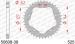 COURONNE ACIER PAS 525 39 Dents 5060839 DUCATI 998 Matrix 2004 (monte uniquement sur porte couronne AFAM) (2)
