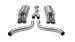 CHEVROLET CORVETTE 1986-1991 V8 350 CAT-BACK ECHAPPEMENT SPORT POUR BOITE AUTOMATIQUE OU MANUELLE Corsa Sport Exhaust Systems 14115