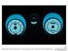 FORD MUSTANG 1971-1973 Standard Electro Luminescent Panel with tachometer SCOTT DRAKE D1ZZ-10890-TGLO