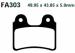 EBC PLAQUETTES AVANT FA303 SHERCO 2.9 2006-2010*