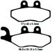 EBC HH PLAQUETTES AVANT SFA353HH PIAGGIO X8 125 2004-2007