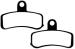 CARBONE LORRAINE PLAQUETTES AVANT 1212 A3+ HARLEY DAVIDSON FXSTB NIGHT TRAIN 1584 2008-2011