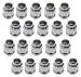 FORD MUSTANG 1964-1973 LOT DE 20 ECROUS DE ROUE CHROME 1/2 pouce x 20
