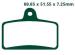 SBS PLAQUETTES AVANT 821HS APRILIA 50 RS4 (avec trier AJP) 2011-2014