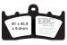 EBC HH PLAQUETTES AVANT FA613HH BMW K 1600 GTL 2011-2018