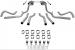 CHEVROLET V8 ET GMC V8 1967-1972 C10 C15 1/2 LIGNE D ECHAPPEMENT ACIER INOXYDABLE X-member Back Amt 409s FLOWMASTER 817654 (2)