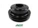 FORD MUSTANG 1965-1967 V8 289 POULIE DE VILBREQUIN DOUBLE GORGE crankshaft pulley 289, black (6 21/32 inch od, double groove - 3/8 inch & 3/8 inch) ACP FM-EP005CP C5TZ-6A312-A