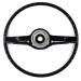 FORD MUSTANG 1968-1969 VOLANT 2 BRANCHES DELUXE GRAIN DE BOIS ET NOIR Steering Wheel 2-Spoke Deluxe Woodgrain Black ACP FM-ES008F C8MY-3600-A1A (3)