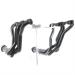CHEVROLET SMALLBLOCK CHEVY HEADERS STREET LONG TUBE STEEL TEMPORARY PAINT Hedman  69060