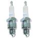 2 BOUGIES NGK BPR6HS HARLEY DAVIDSON XLX 61 1000 1984-1985