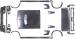 FORD MUSTANG 1967-1968 KIT ELEANOR VERSION 1 HAUT DE GAMME COMPLET SAUF ECLAIRAGE ET GRILLE ET SUPPORTS (2)