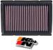 K&N FILTRE A AIR KN AL4506 AL-4506 APRILIA SXV 550 2006-2010*
