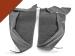 FORD MUSTANG 1965-1966 CABRIOLET KIT DE TAPIS POUR PANNEAUX D INTERIEUR BRAISE Pony kick panel Carpet Bright Emberglow SCOTT DRAKE KPC-CNV-EM (2)