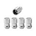 FORD MUSTANG 1964-1973 KIT de 4 ANTIVOLS DE ROUE CHROME 1/2 pouce x 20 McGard Wheel Locks 24130