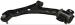 FORD MUSTANG 2005-2010 V6 245 V8 281 330 BRAS COMPLET DE SUSPENSION AVANT DROIT INFRIEUR AVEC JOINT A ROTULE Moog R-Series Control Arms RK80726 (2)