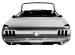 FORD MUSTANG 1968 CABRIOLET COQUE NEUVE convertible body shell Musclecar gt  MS68CV PORT OFFERT ! (jusqu`a 500km Offert puis 0.99 ttc du km supplmentaire) (2)