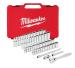 COFFRET DOUILLES ET CLIQUET Milwaukee 50-Piece Ratchet and Socket Sets 48-22-9004