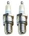 2 BOUGIES NGK BR10ES KAWASAKI KR 250 1988-1991