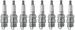 8 BOUGIES NGK WR5 V-Power 2438 FORD MUSTANG V8 289 302 351 W 390 427 1964-1973 (version grosses bougies prise sur cl de 21 mm) NE PASSEZ PAS COMMANDE SANS AVOIR VERIFIE LA TAILLE DE LA CLEE