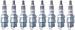 8 BOUGIES NGK WR5IX 7510 IRIDIUM PERFORMANCE FORD MUSTANG V8 289 302 351 W 390 427 428 1964-1973 (version grosses bougies prise sur cl de 21 mm)  NE PASSEZ PAS COMMANDE SANS AVOIR VERIFIE LA TAILLE DE LA CLEE