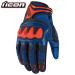 Gants Moto Homme ICON OVERLORD RESISTANCE BLUE*