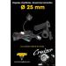 TECNO GLOBE POIGNEES CHAUFFANTES CRUISER LUXE 120MM DIAMETRE 25MM (PC.Y.LUXE.25)* (2)