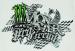 T-SHIRT PROCIRCUIT MONSTER ENERGY ZIBRA WHITE (2)