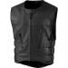 Gilet Moto Cuir ICON REGULATOR SRIPPED STEALTH*