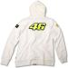MOTO GP Sweat a capuche Femme Officiel VALENTINO ROSSI 46 BLANC* (2)