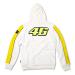MOTO GP Sweat a capuche Homme Officiel VALENTINO ROSSI 46 BLANC JAUNE (3)