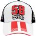 MOTO GP Casquette Adulte Officiel MARCO SIMONCELLI 58 SUPER SIC GP45008*