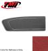FORD MUSTANG 1965 PAIRE DE PANNEAUX DE PORTE STANDARD EN VINYLE ROUGE TMI Standard Door Panels 10-70805-957