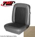 FORD MUSTANG 1968 COUPE CABRIOLET FASTBACK PAIRE DE COUVRE SIEGE AVANT PARCHEMIN TMI Standard Seat Upholstery 43-70208-3096-3443 (2)