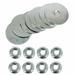 FORS MUSTANG 1964-1970 PAIRE DE SUPPORTS DE SIEGE TMI EN ACIER NOIR (2)